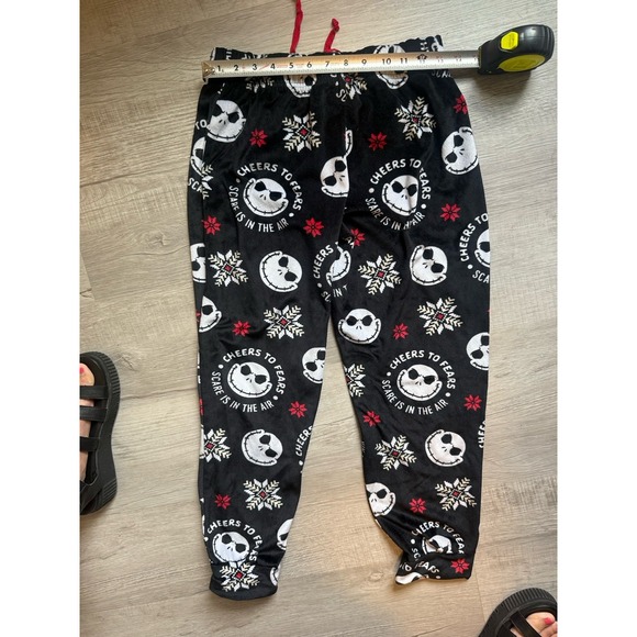 Disney Nightmare Before Christmas Women's cuffed sleep pants joggers small - Picture 7 of 8